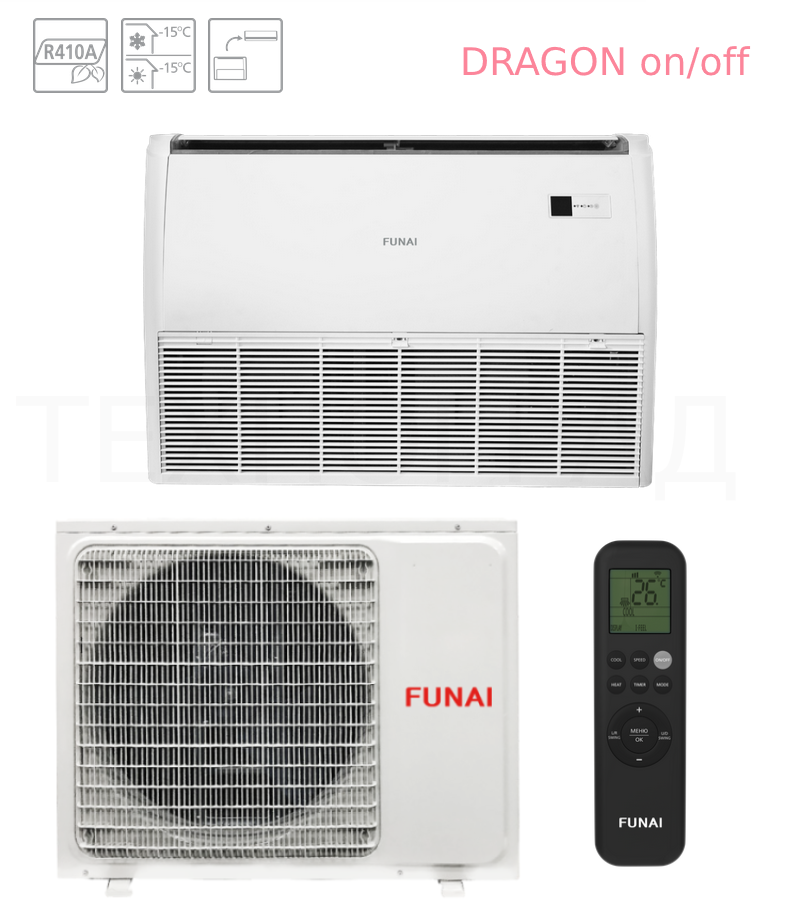 Напольно-потолочная сплит-система FUNAI LAC-DR105HP.F01 